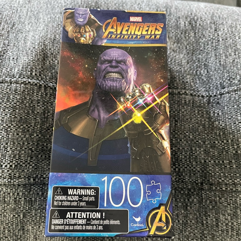 Marvel Avengers Infinity War Thanos Puzzle - Purple and Black